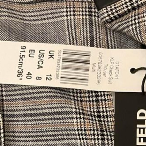 Karl Lagerfeld printed pants - size 8 (NWT) - Picture 5 of 5